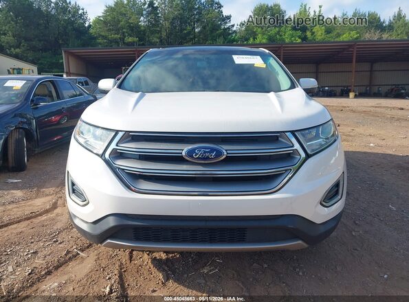 2FMPK3K9XHBB71365 2017 FORD EDGE Белый Вид щитка приборов