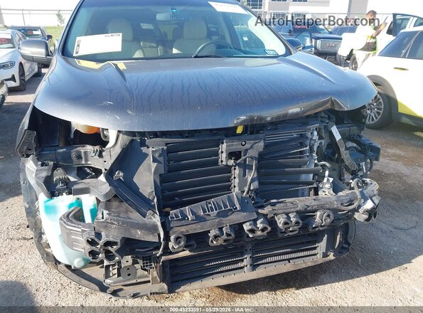 2FMPK3K9XJBB42969 2018 FORD EDGE Gray Widok wnętrza z tyłu