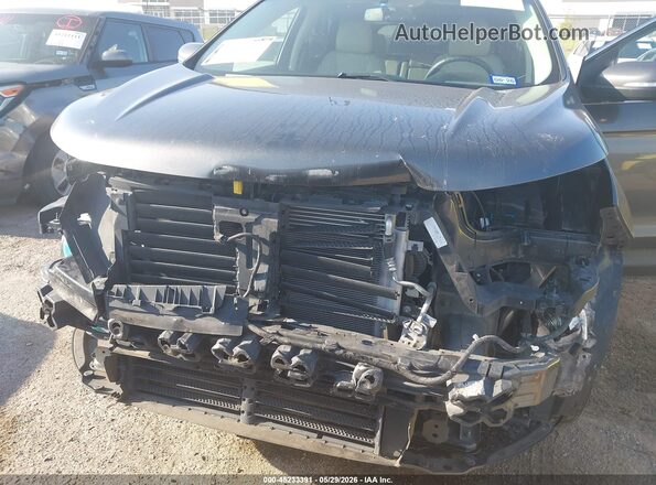 2FMPK3K9XJBB42969 2018 FORD EDGE Gray Widok z przodu