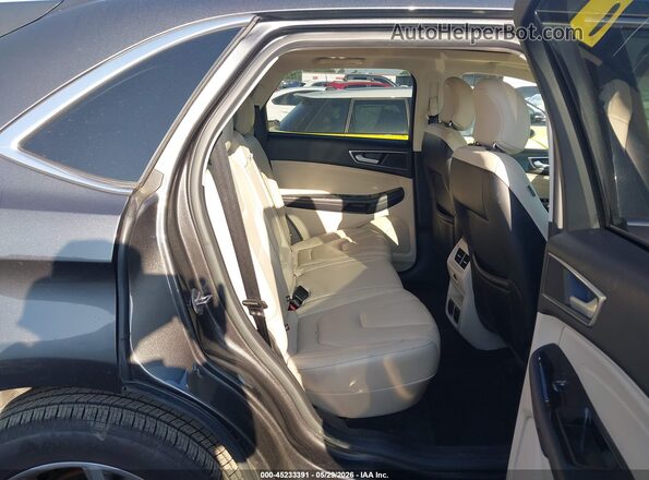 2FMPK3K9XJBB42969 2018 FORD EDGE Gray Widok naklejki z numerem VIN