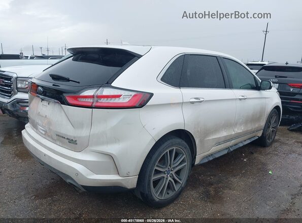 2FMPK3K9XKBB69168 2019 FORD EDGE White Rear right