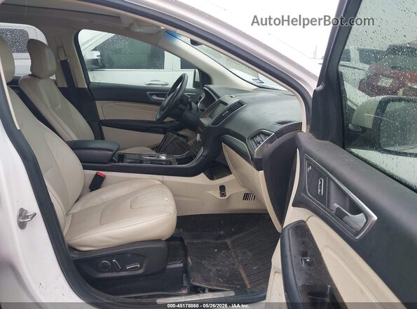 2FMPK3K9XKBB69168 2019 FORD EDGE White Front interior view