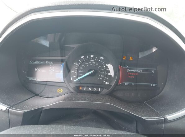 2FMPK4AP0JBB36202 2018 FORD EDGE White უკანა სავარძლების ხედი