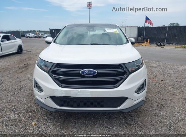 2FMPK4AP0JBB36202 2018 FORD EDGE White უკანა სალონის ხედი