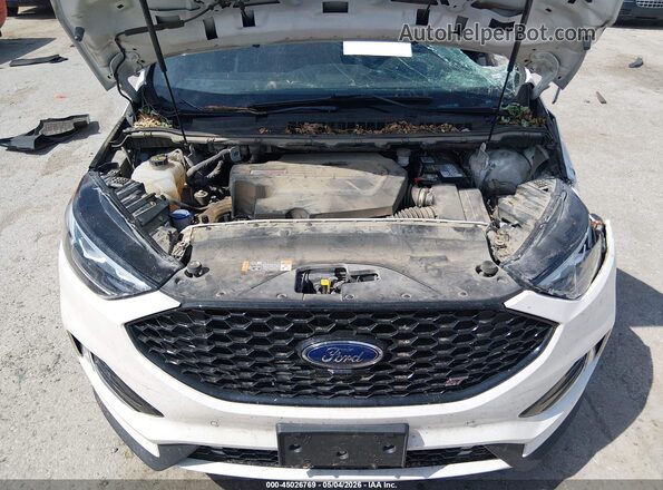 2FMPK4AP0KBC20778 2019 FORD EDGE White Вид ззаду