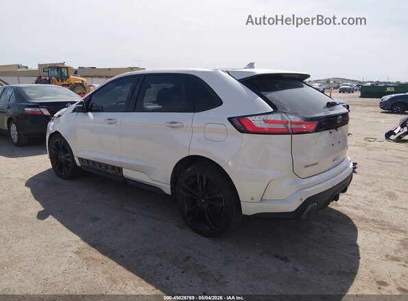 2FMPK4AP0KBC20778 2019 FORD EDGE White Задня ліва чверть