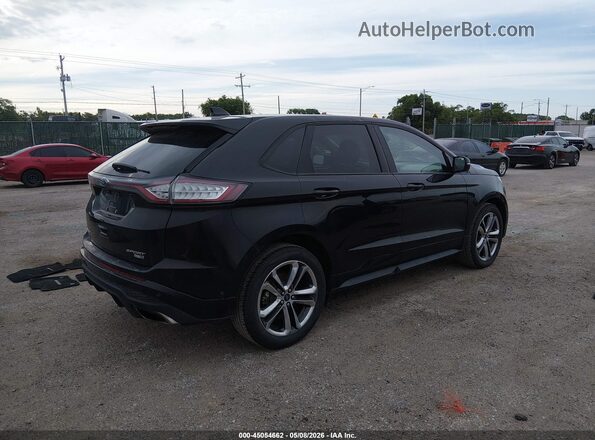 2FMPK4AP1GBB73350 2016 FORD EDGE Black Tył prawy