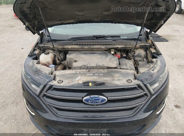 2FMPK4AP1GBB73350 2016 FORD EDGE Black Widok z tyłu