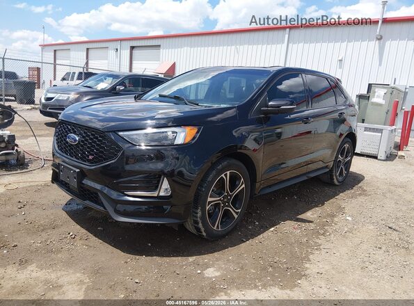 2FMPK4AP1LBB31917 2020 FORD EDGE Черный Передняя левая четверть