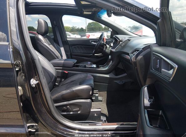 2FMPK4AP1LBB31917 2020 FORD EDGE Черный Вид салона спереди