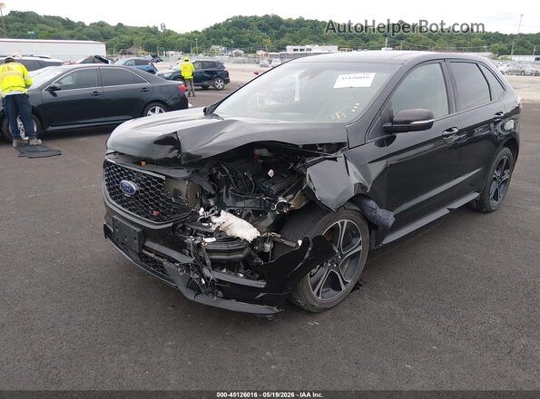 2FMPK4AP3KBC36120 2019 FORD EDGE Black Widok z przodu