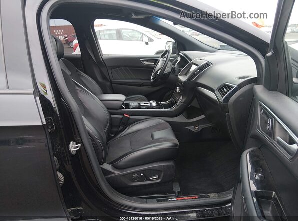 2FMPK4AP3KBC36120 2019 FORD EDGE Black Widok wnętrza z przodu