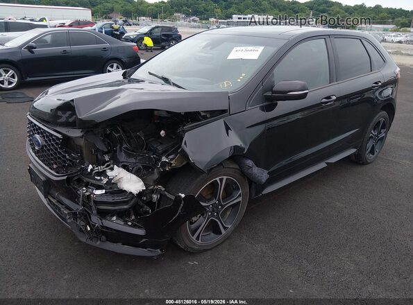 2FMPK4AP3KBC36120 2019 FORD EDGE Black Przód lewy