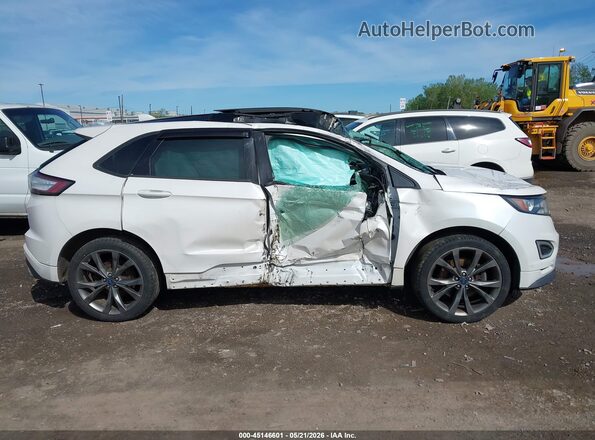 2FMPK4AP4GBC50356 2016 FORD EDGE Белый Вид задней части салона