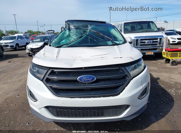 2FMPK4AP4GBC50356 2016 FORD EDGE Белый Вид щитка приборов