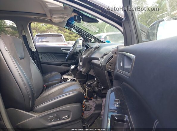 2FMPK4AP4JBB46909 2018 FORD EDGE Black Widok wnętrza z przodu