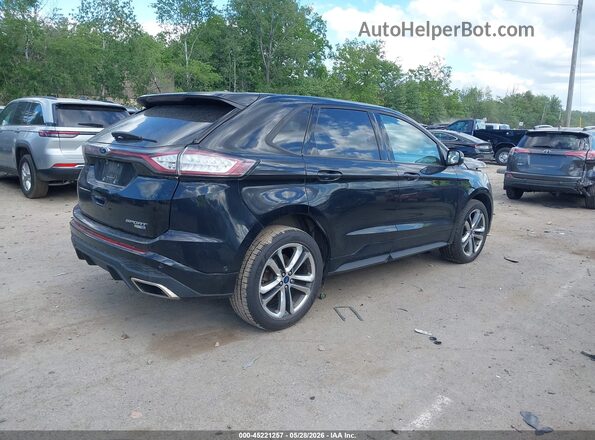2FMPK4AP4JBB46909 2018 FORD EDGE Black Tył prawy