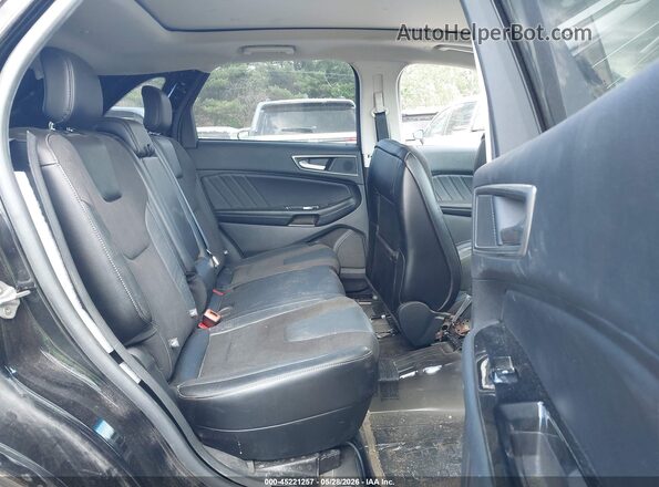 2FMPK4AP4JBB46909 2018 FORD EDGE Black Widok naklejki z numerem VIN