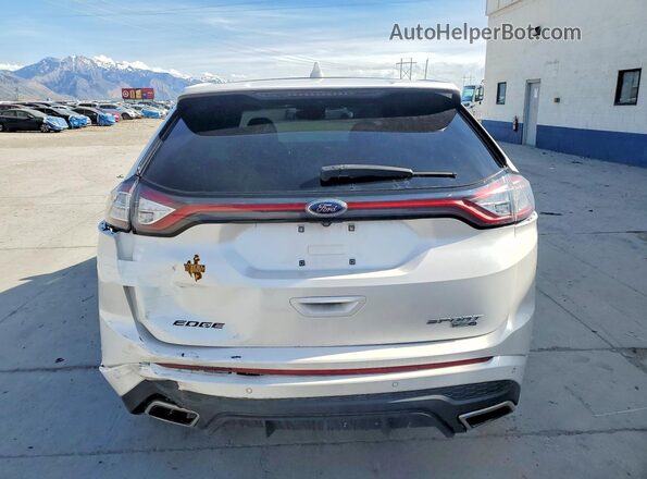 2FMPK4AP4JBB95172 2018 FORD EDGE Белый Вид сзади