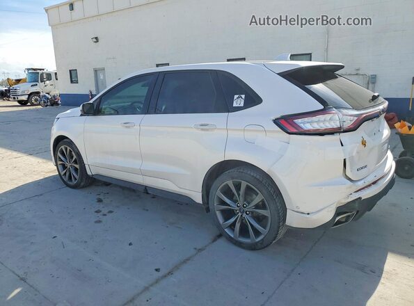 2FMPK4AP4JBB95172 2018 FORD EDGE Белый Задняя левая четверть