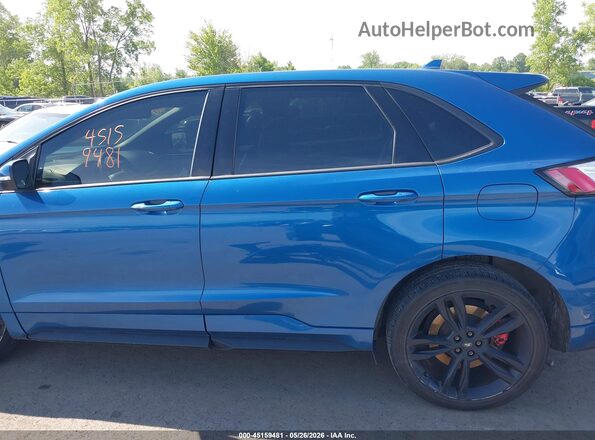 2FMPK4AP4KBB26984 2019 FORD EDGE Blue 