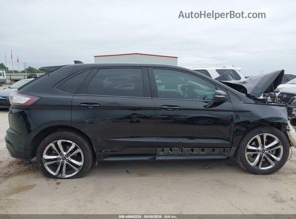 2FMPK4AP5JBC62555 2018 FORD EDGE Black Սալոնի հետևի տեսք