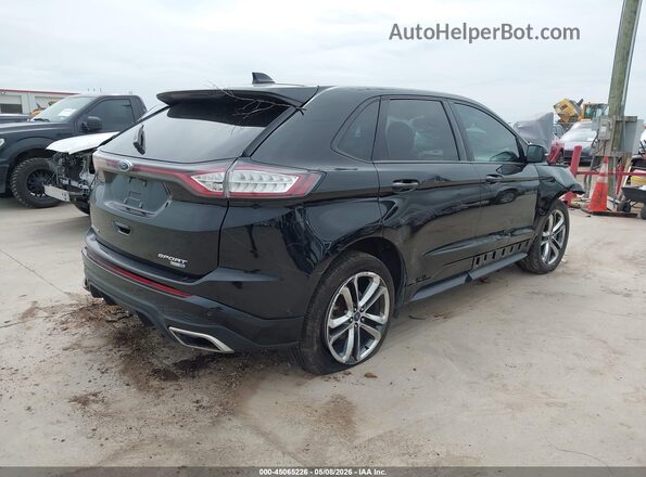 2FMPK4AP5JBC62555 2018 FORD EDGE Black Հետևի աջ