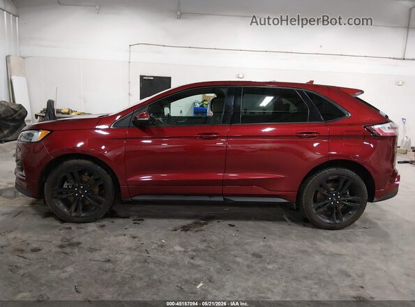 2FMPK4AP9KBC58901 2019 FORD EDGE Red Vista interior de 360 grados