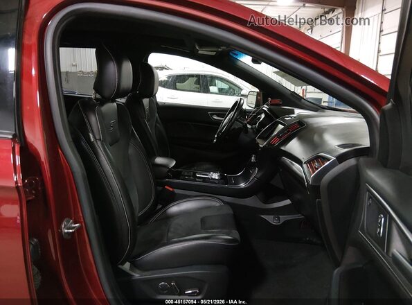 2FMPK4AP9KBC58901 2019 FORD EDGE Red Vista interior delantera