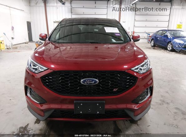 2FMPK4AP9KBC58901 2019 FORD EDGE Red Vista del cuadro de instrumentos