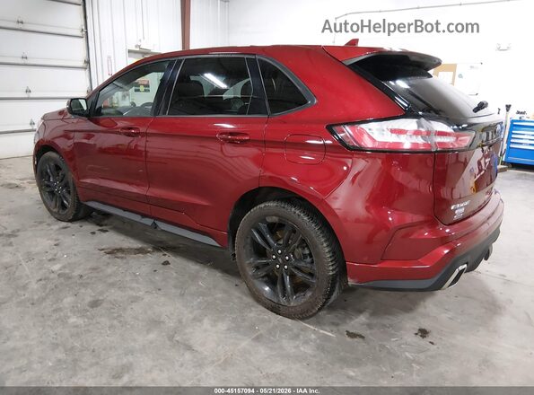 2FMPK4AP9KBC58901 2019 FORD EDGE Red Trasero izquierdo