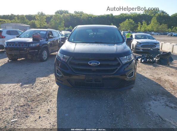 2FMPK4APXGBC09973 2016 FORD EDGE Black უკანა სალონის ხედი