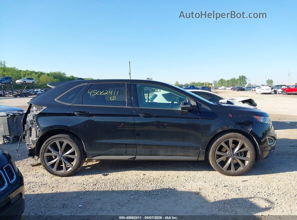 2FMPK4APXGBC09973 2016 FORD EDGE Black სალონის 360-გრადუსიანი ხედი