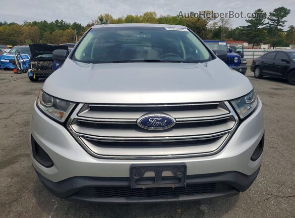 2FMPK4G91GBC33491 2016 FORD EDGE Silver წინა ხედი