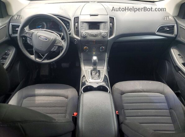 2FMPK4G91GBC33491 2016 FORD EDGE Silver წინა პანელის ხედი