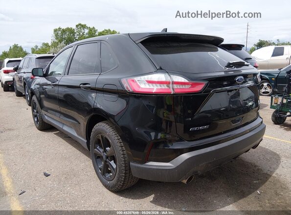 2FMPK4G91KBB43055 2019 FORD EDGE Black Rear left