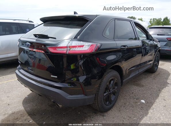 2FMPK4G91KBB43055 2019 FORD EDGE Black Rear right