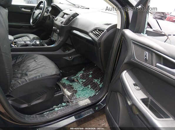 2FMPK4G91KBB43055 2019 FORD EDGE Black Front interior view