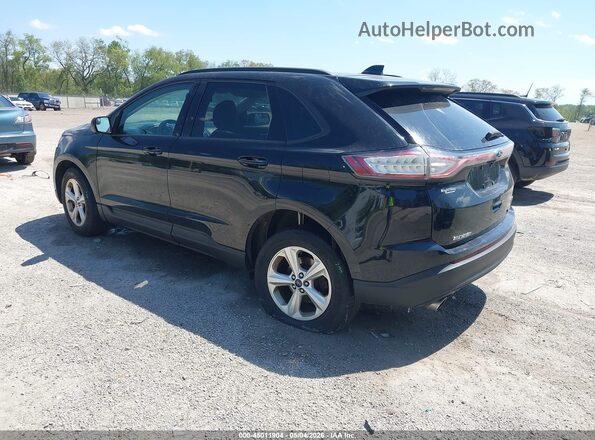2FMPK4G92HBB45924 2017 FORD EDGE Черный Задняя левая четверть