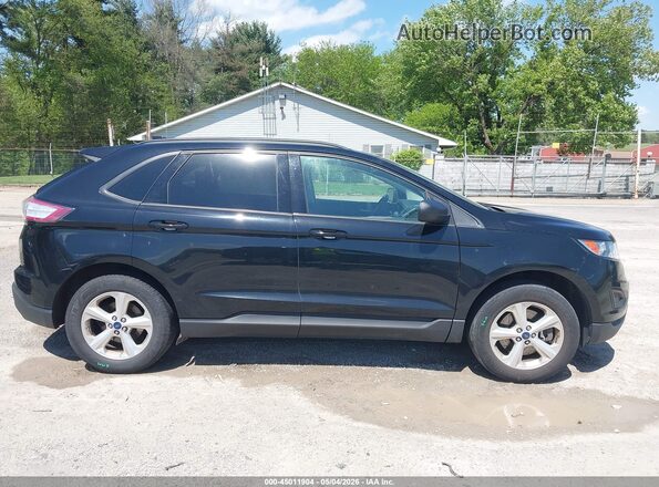2FMPK4G92HBB45924 2017 FORD EDGE Черный Вид задней части салона