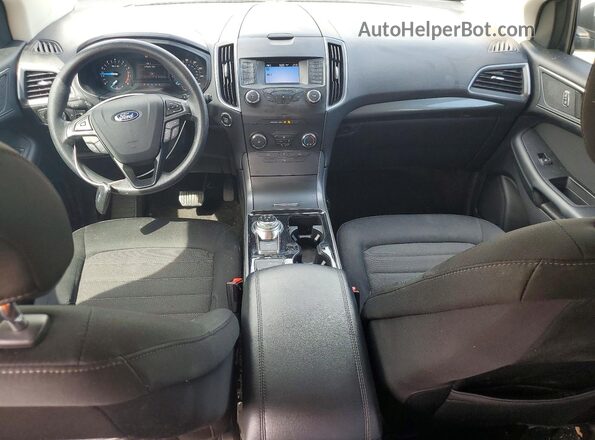 2FMPK4G92KBB30881 2019 FORD EDGE Silver Dashboard view