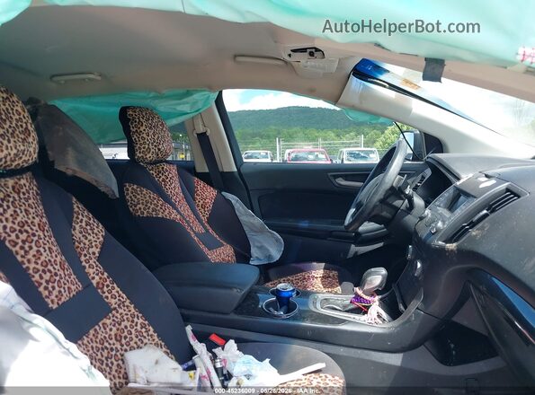 2FMPK4G94JBB24210 2018 FORD EDGE Черный Вид салона спереди