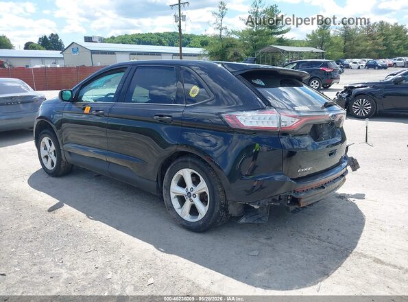 2FMPK4G94JBB24210 2018 FORD EDGE Черный Задняя левая четверть