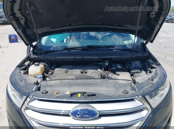 2FMPK4G94JBB24210 2018 FORD EDGE Черный Вид сзади