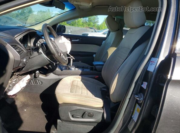 2FMPK4G94LBA19976 2020 FORD EDGE Gray Vista interior delantera