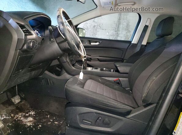 2FMPK4G94LBB63706 2020 FORD EDGE Черный Вид салона спереди