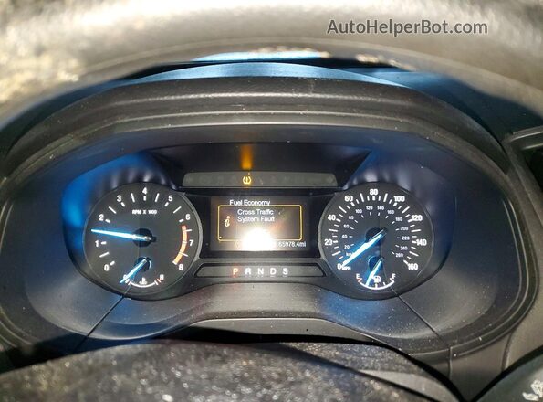2FMPK4G94LBB63706 2020 FORD EDGE Черный Вид щитка приборов