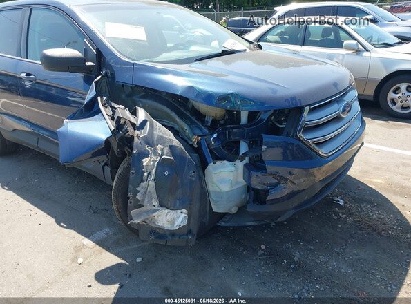 2FMPK4G95HBC48366 2017 FORD EDGE Blue Դիմացի տեսք