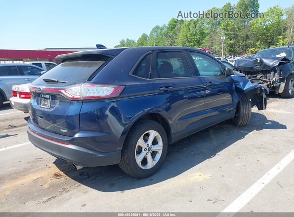 2FMPK4G95HBC48366 2017 FORD EDGE Blue Հետևի աջ