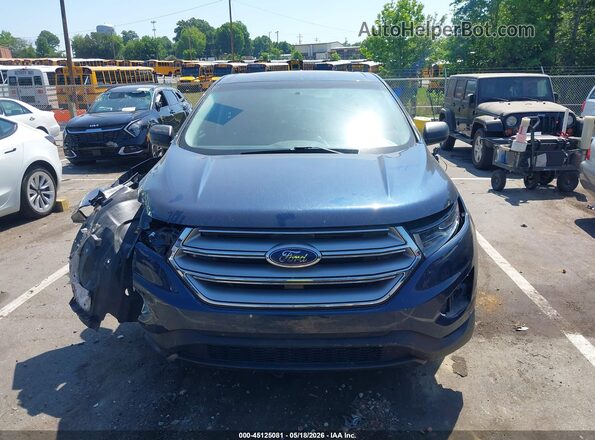 2FMPK4G95HBC48366 2017 FORD EDGE Blue Սալոնի հետևի տեսք